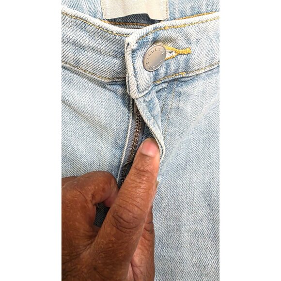 Everlane Women's Cropped Shortie Organic Cotton Light Wash Jeans Size 30 - Picture 7 of 8